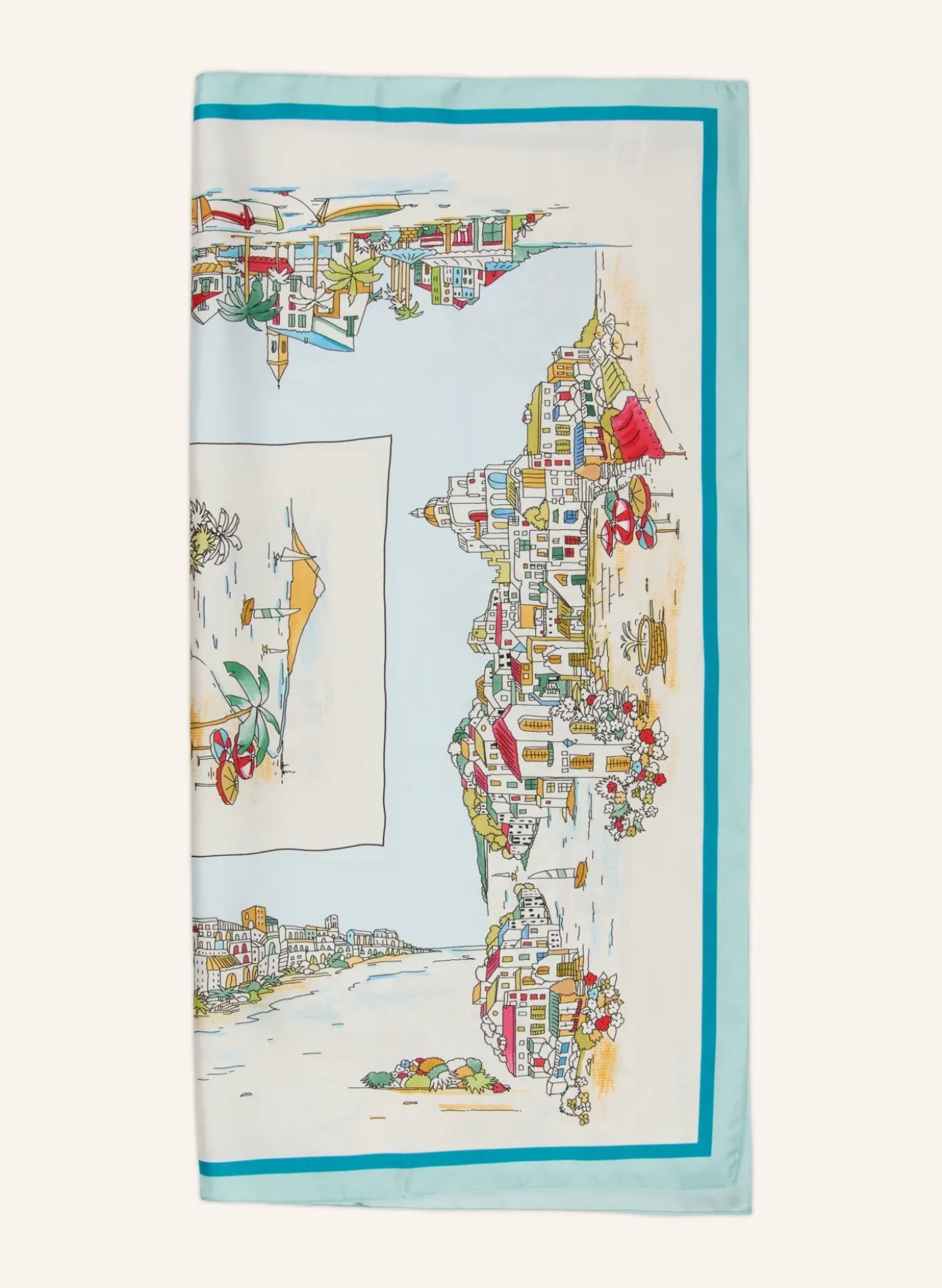 Seidentuch BEACH SCENE