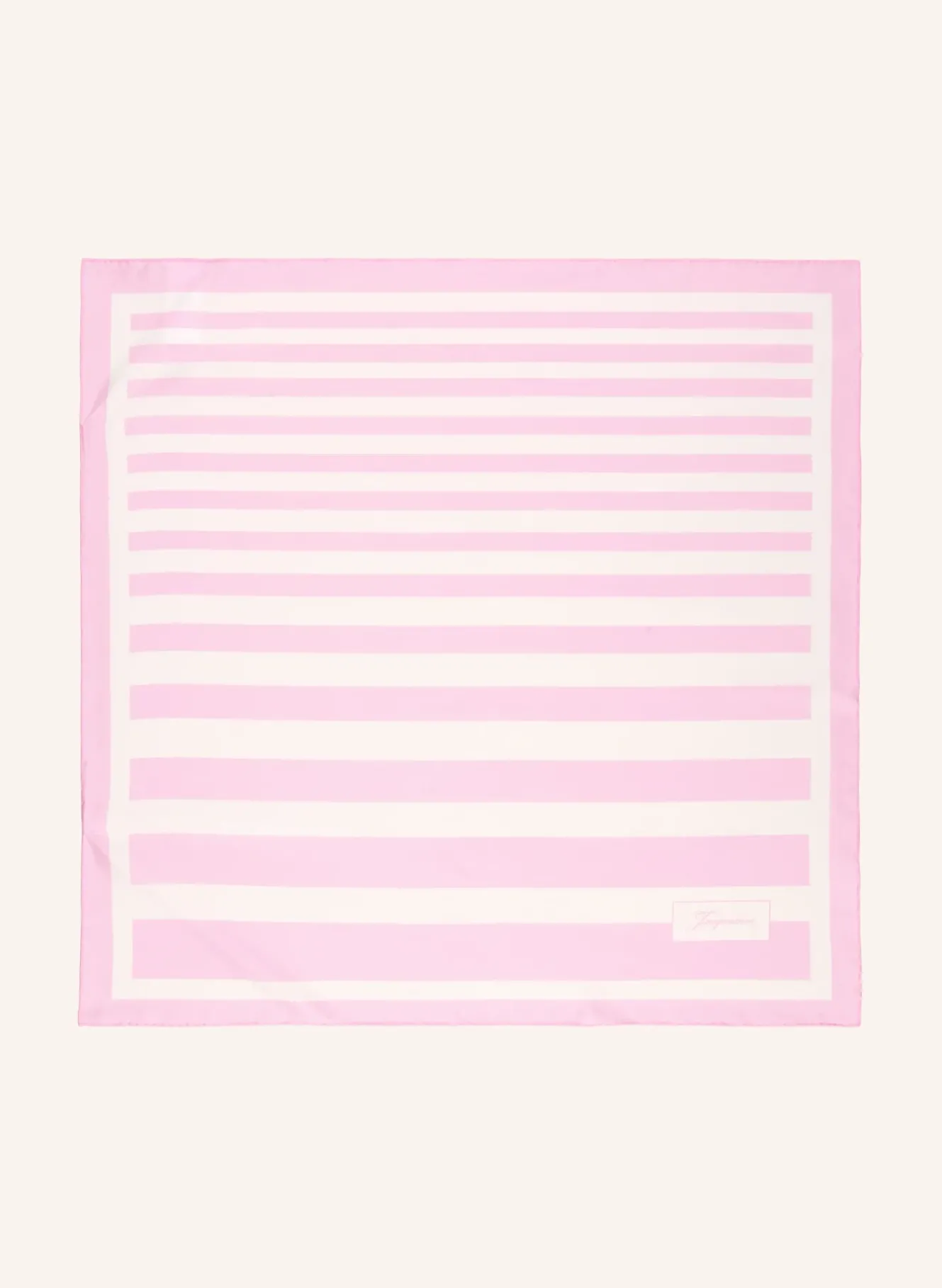 Seidentuch LE FOULARD À RAYURES