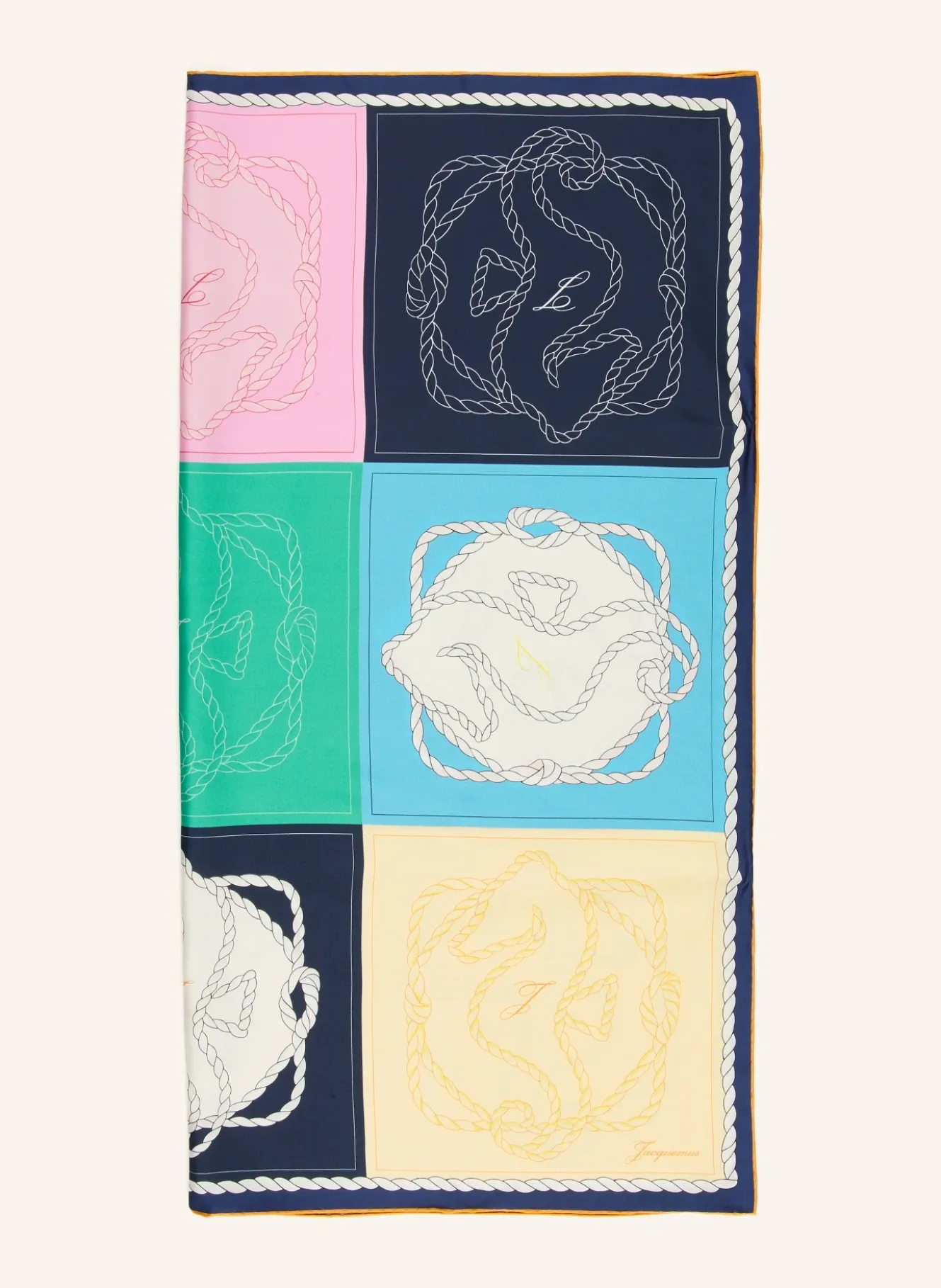 Seidentuch LE FOULARD À RAYURES
