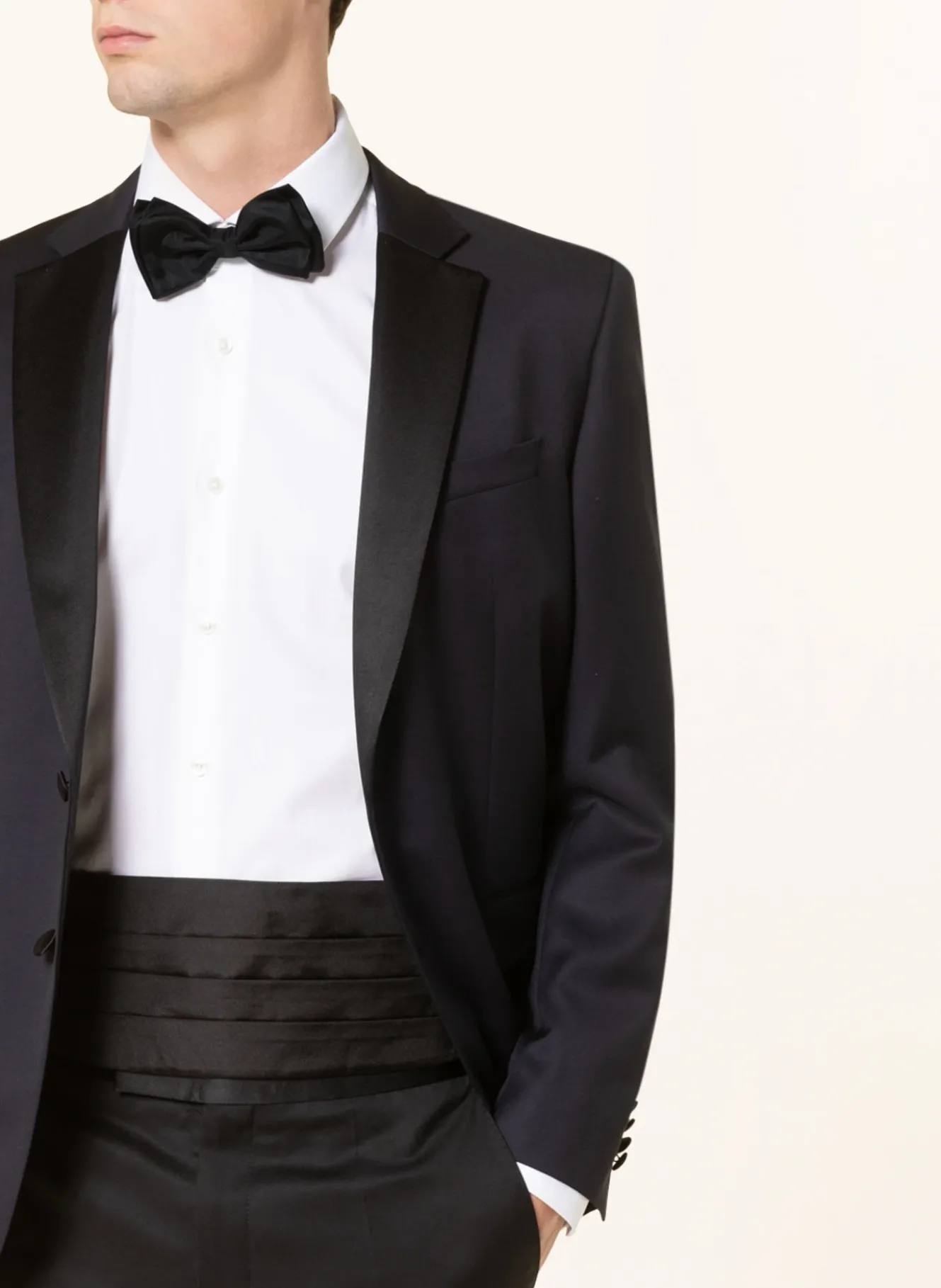 Set: Fliege und Kummerbund mit Geschenkbox