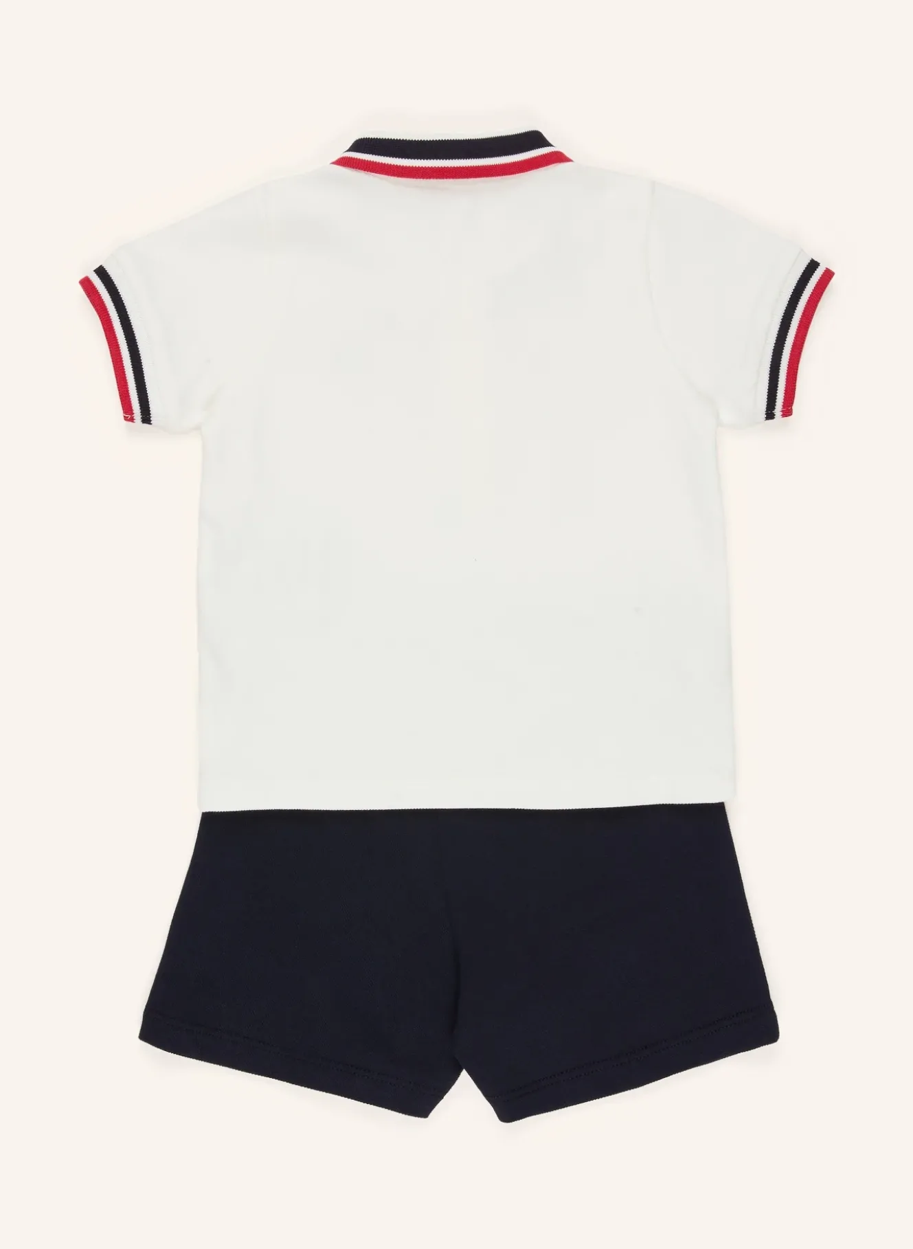 Set: Piqué-Poloshirt und Shorts