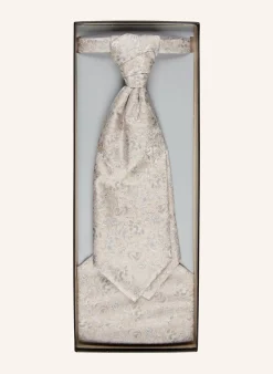 Set: Plastron und Einstecktuch