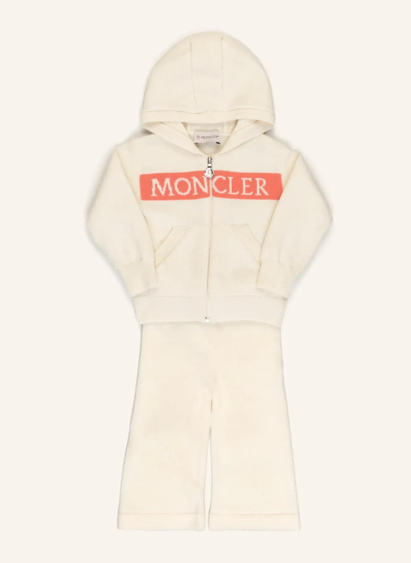 Set: Strick-Hoodie und Hose