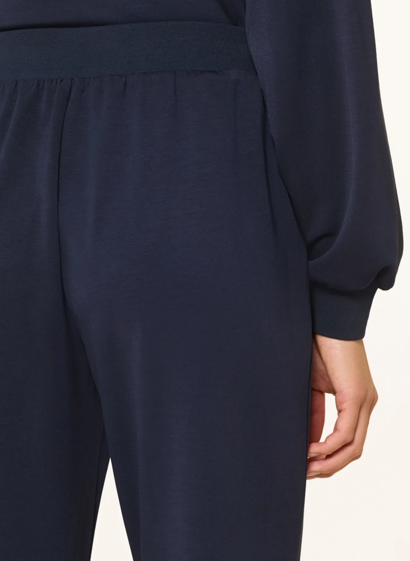 Set: Sweat-Troyer und Sweatpants mit Schmucksteinen