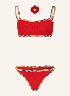 Set TYLER: Bustier-Bikini und Haargummi