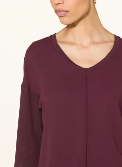 Shirt im Materialmix mit 3/4-Arm