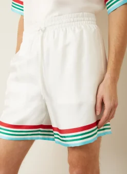 Shorts aus Seide