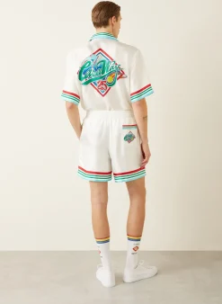 Shorts aus Seide