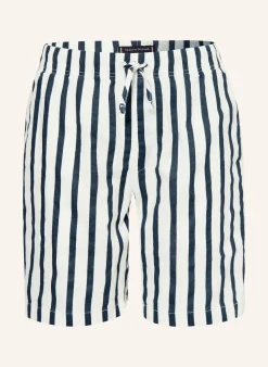 Shorts im Jogging-Stil mit Leinen