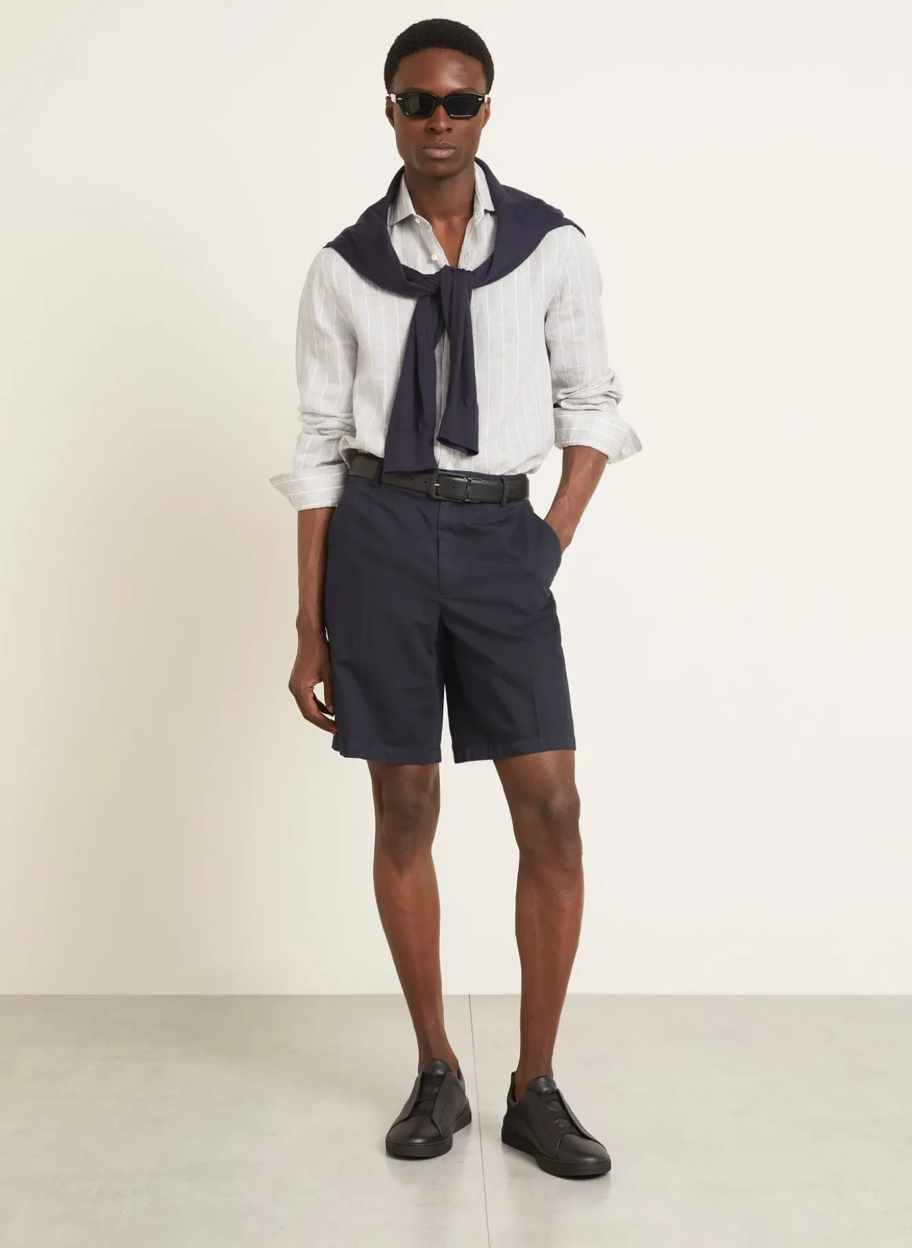 Shorts mit Leinen