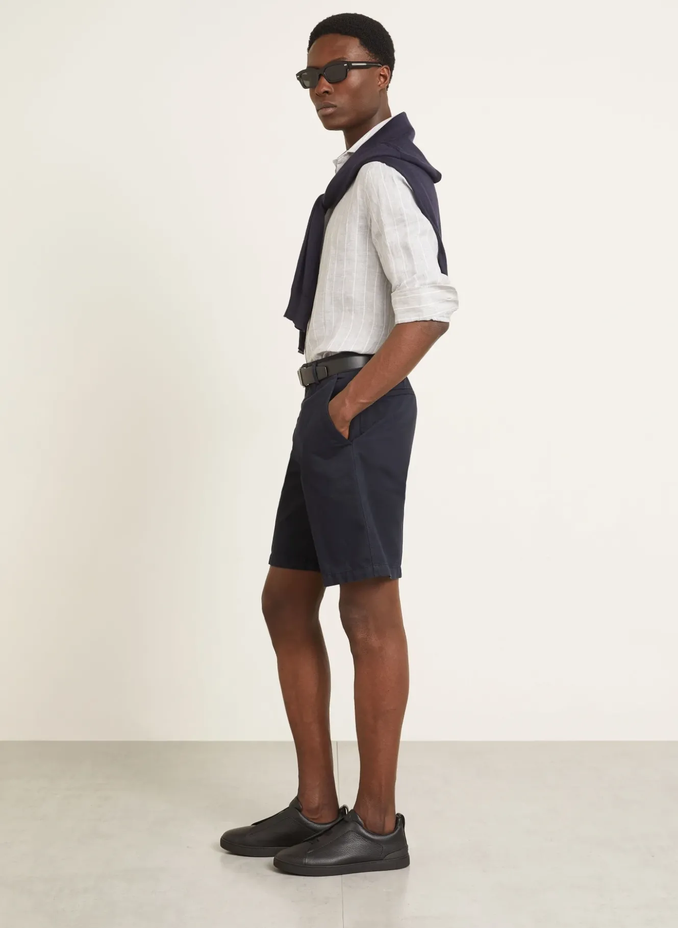 Shorts mit Leinen