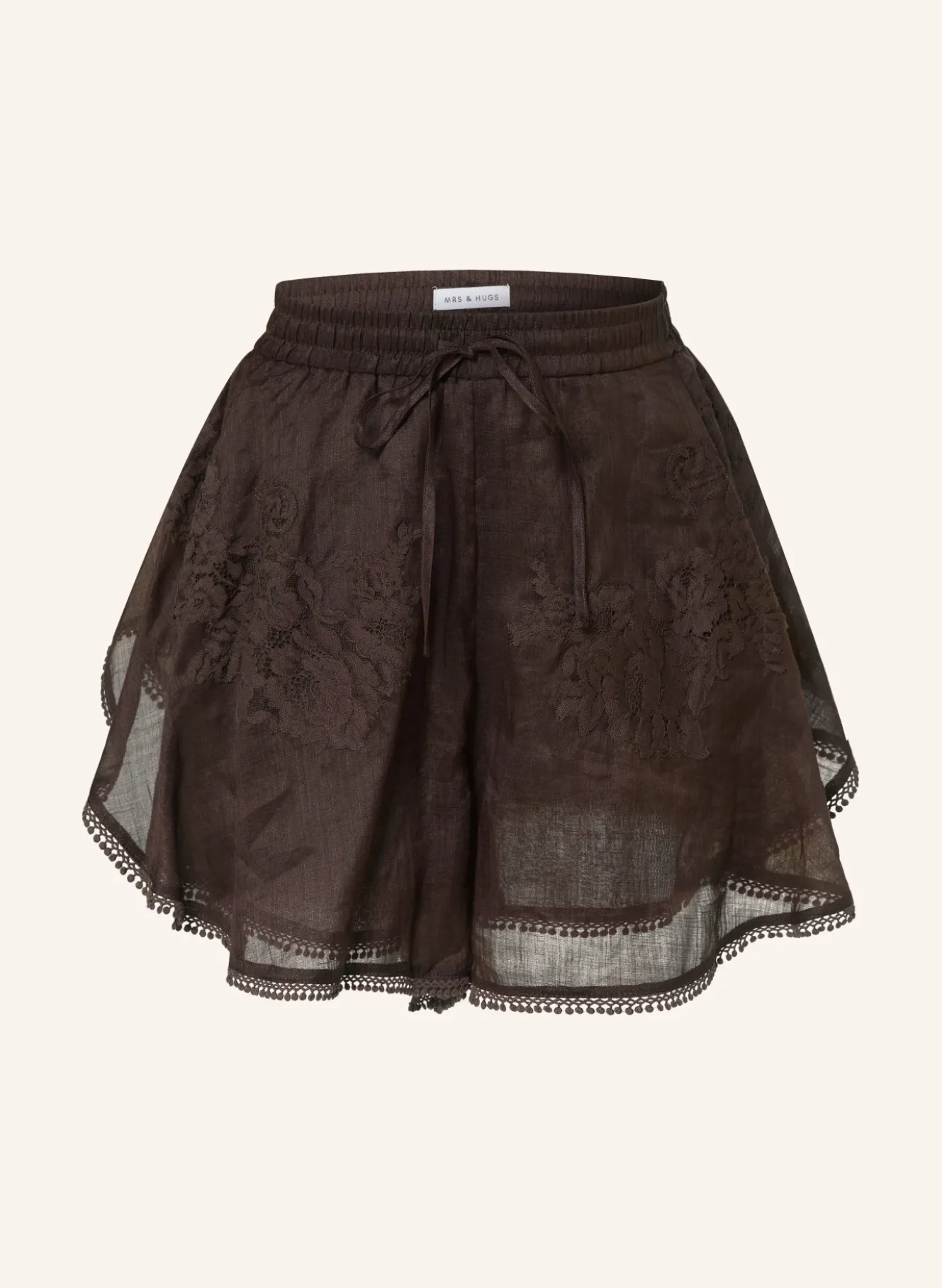 Shorts mit Spitze
