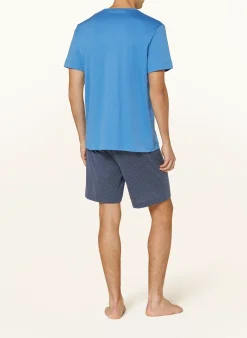Shorty-Schlafanzug Serie MICRO BLUE