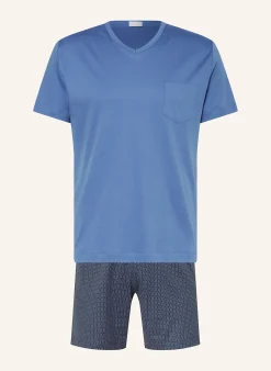 Shorty-Schlafanzug Serie MICRO BLUE