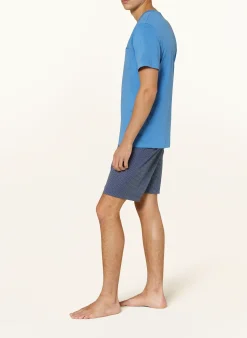 Shorty-Schlafanzug Serie MICRO BLUE