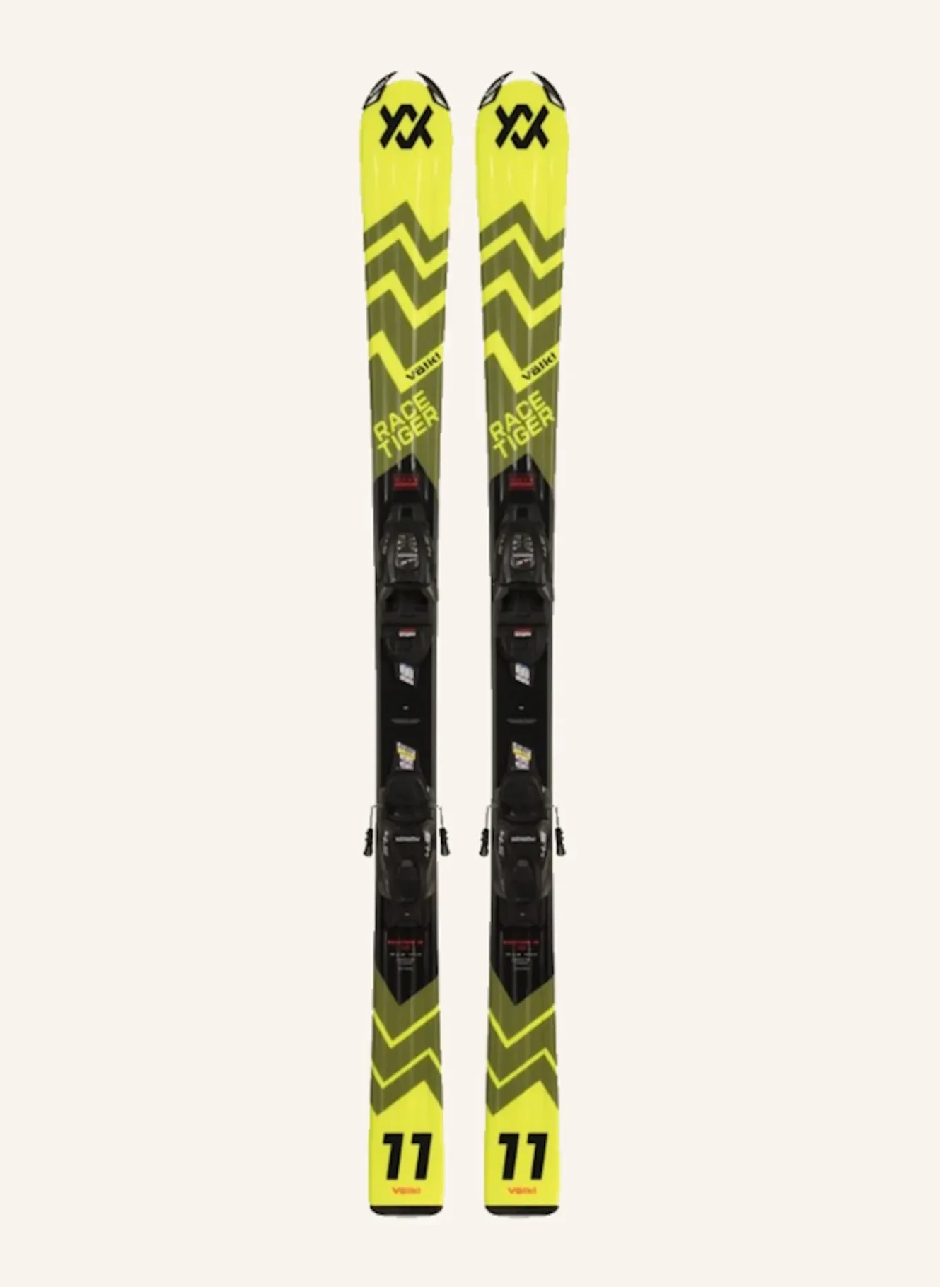 Skiset RACETIGER YELLOW 100-120 2026
