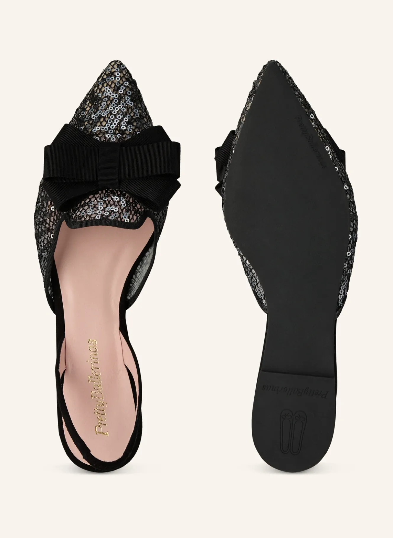 Slingballerinas MERLE mit Pailletten