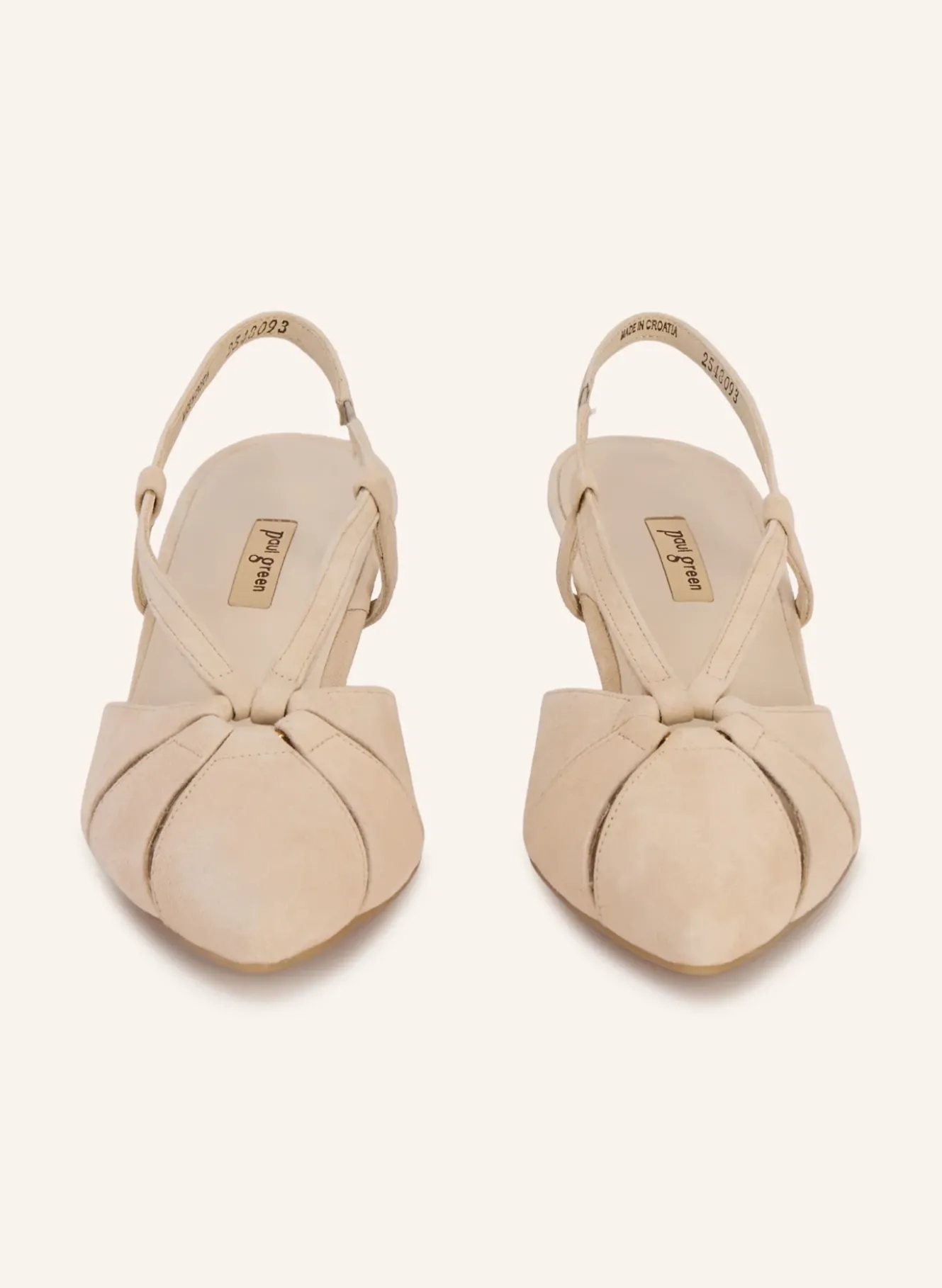 Slingpumps mit Cut-outs