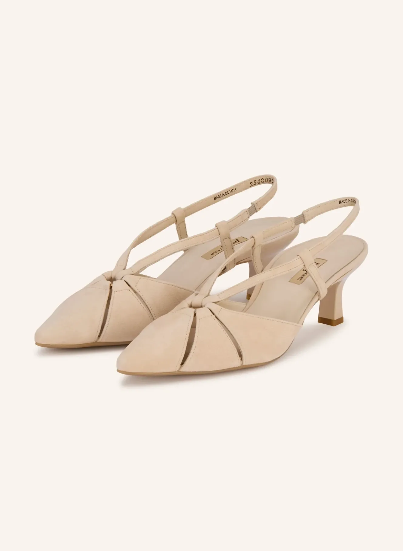 Slingpumps mit Cut-outs