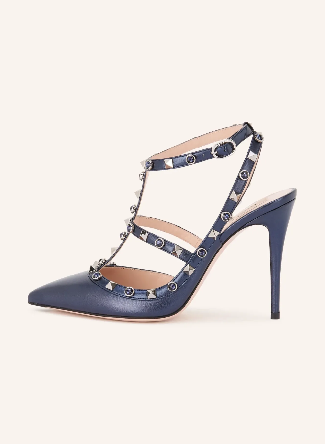 Slingpumps ROCKSTUD mit Nieten und Schmucksteinen