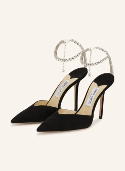 Slingpumps SADEA mit Schmucksteinen