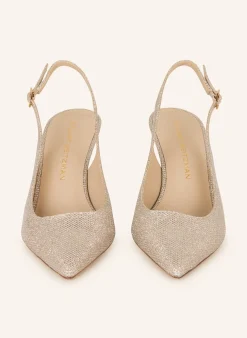 Slingpumps STUART POWER mit Schmucksteinbesatz