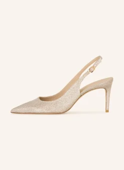 Slingpumps STUART POWER mit Schmucksteinbesatz