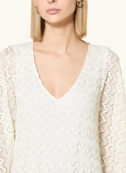 Spitzenkleid mit 3/4-Arm