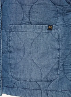 Steppjacke in Jeansoptik