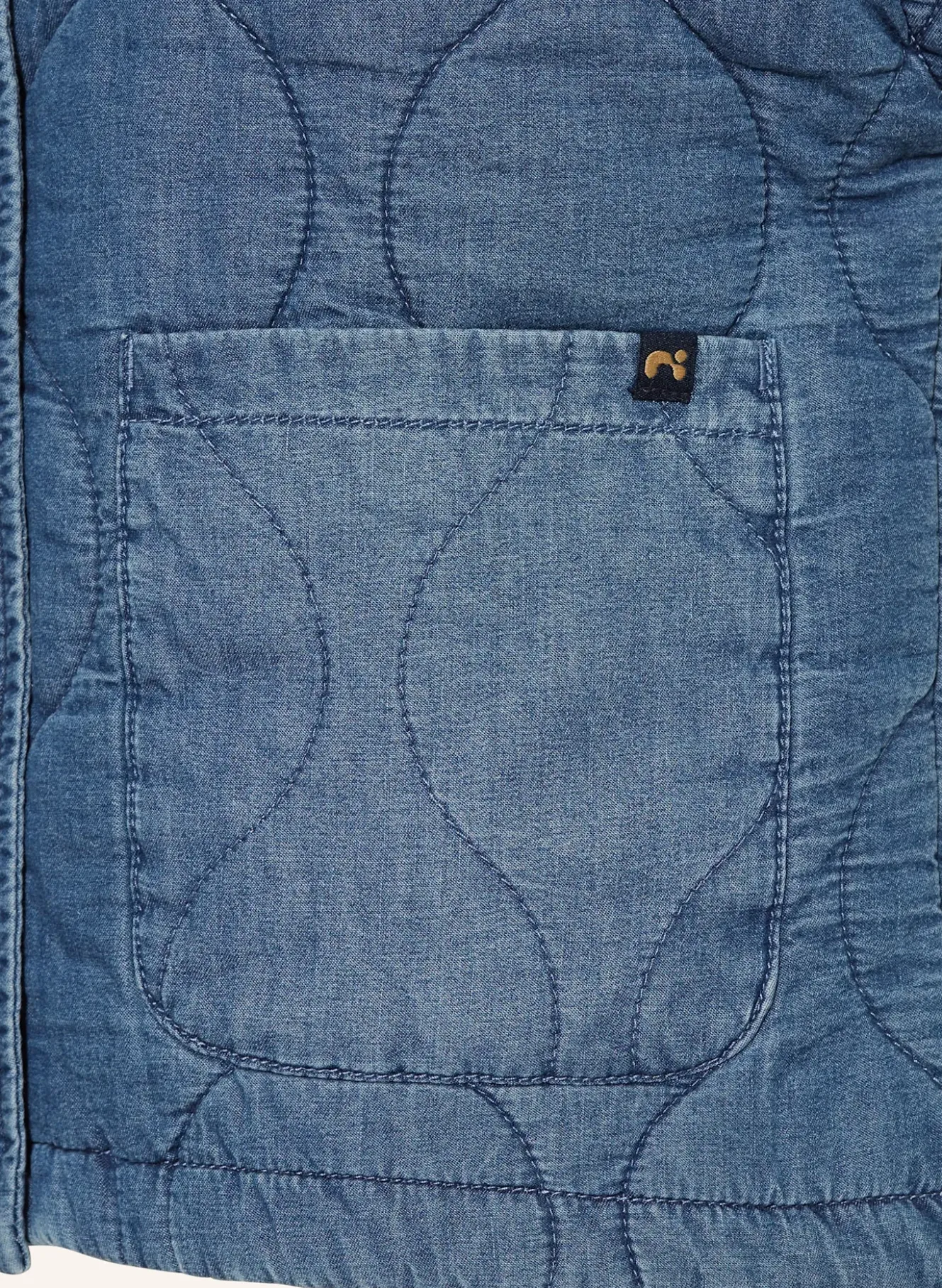 Steppjacke in Jeansoptik