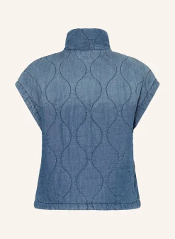 Steppjacke in Jeansoptik