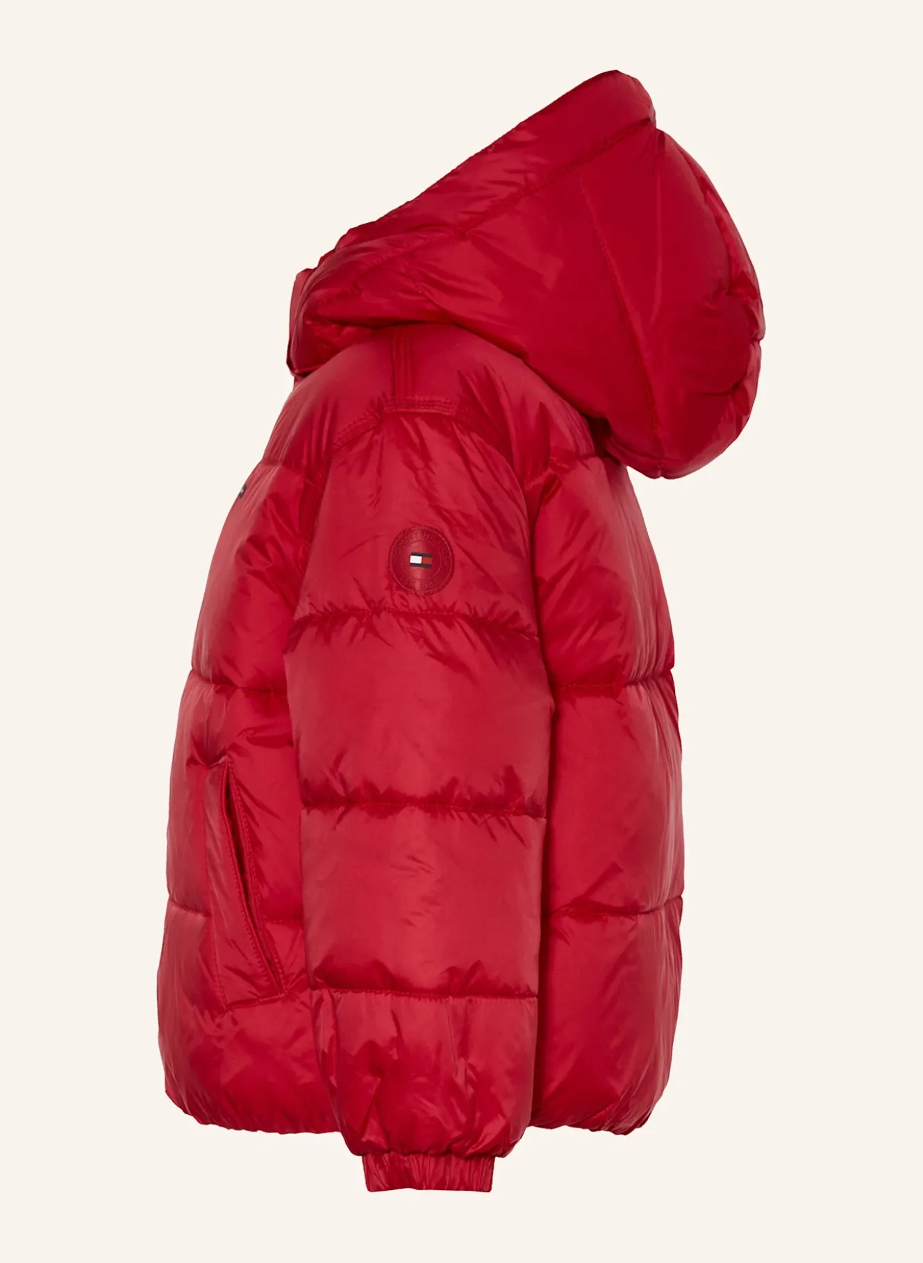 Steppjacke mit abnehmbarer Kapuze