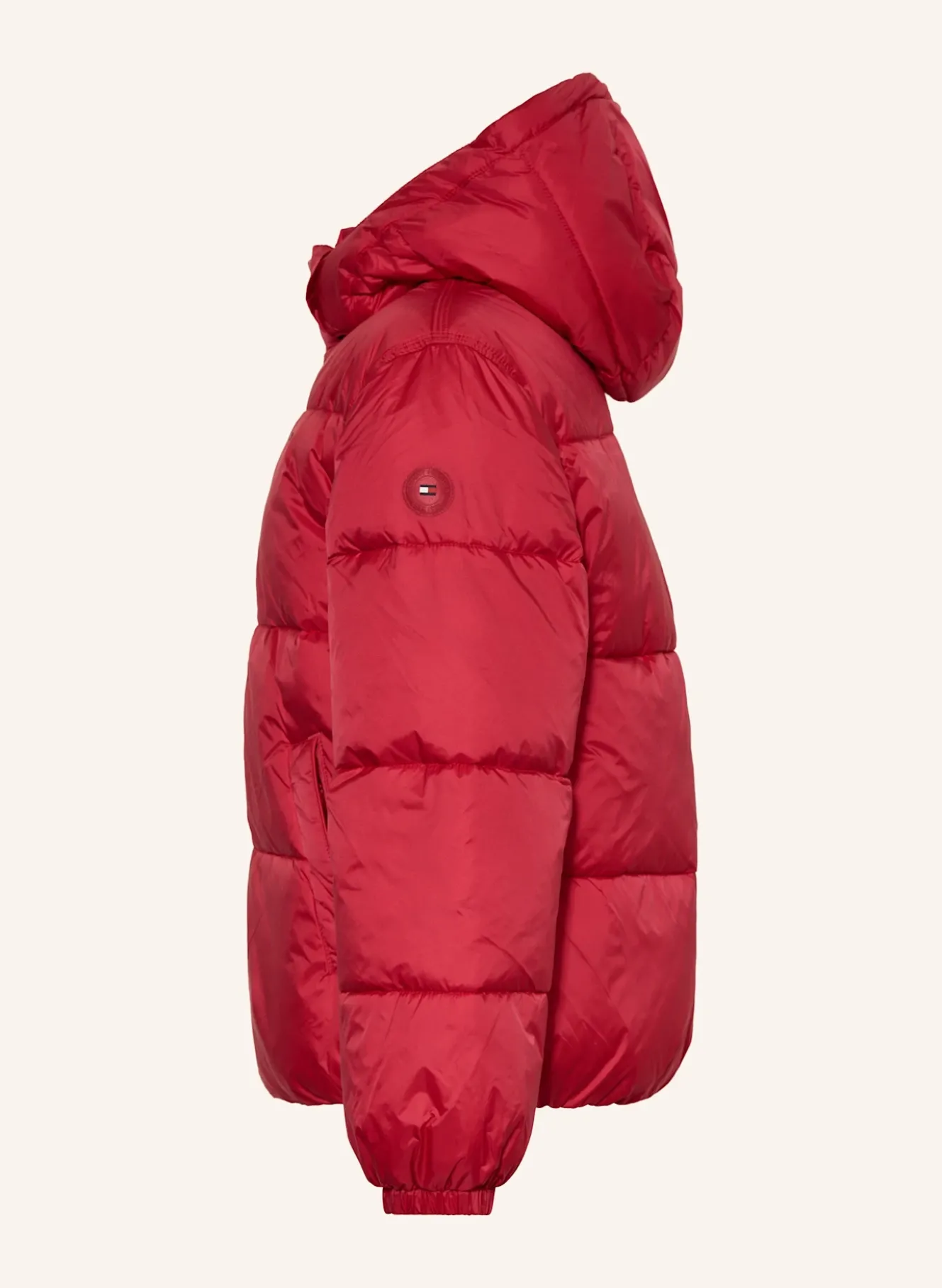 Steppjacke mit abnehmbarer Kapuze