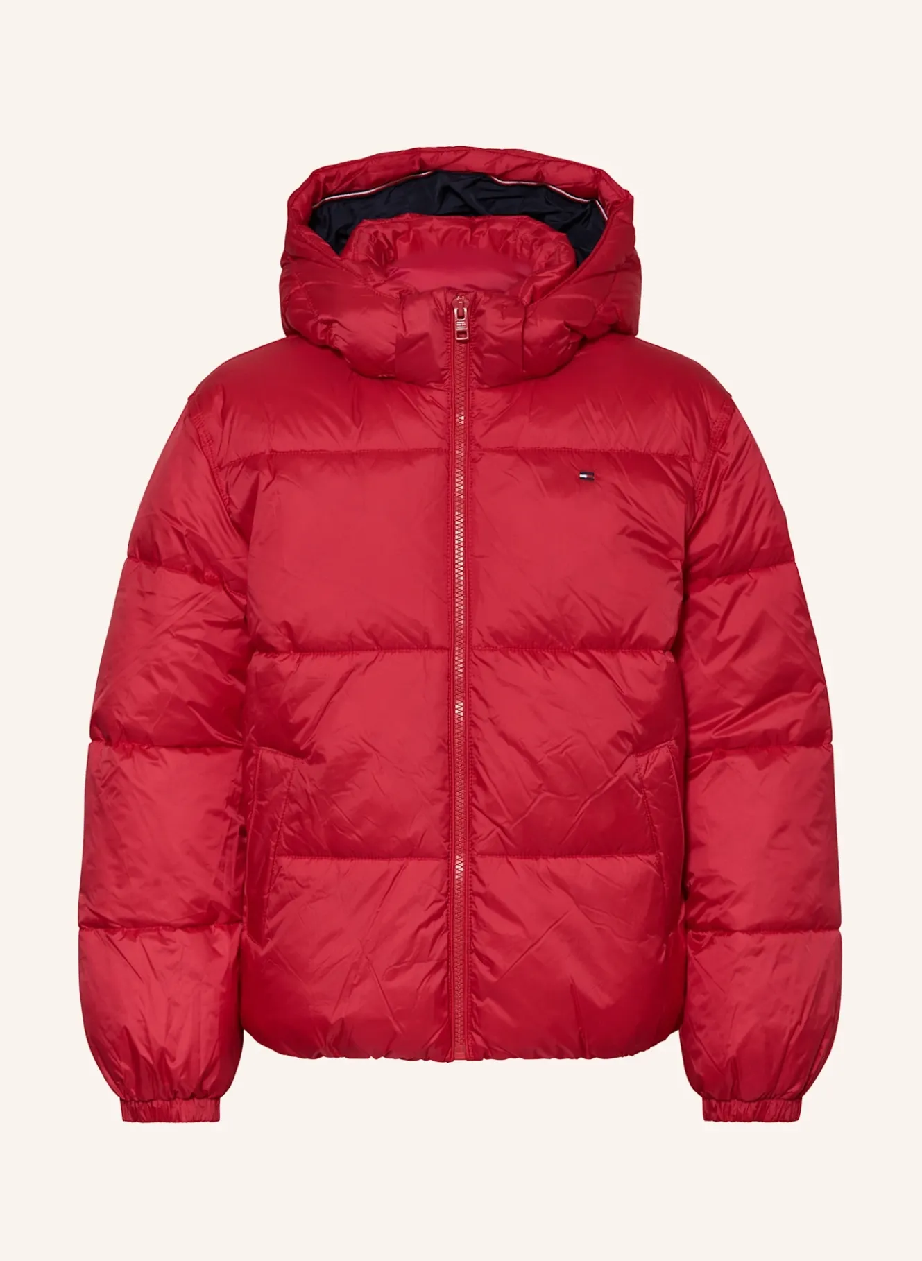 Steppjacke mit abnehmbarer Kapuze