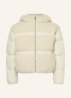 Steppjacke mit Teddyfell