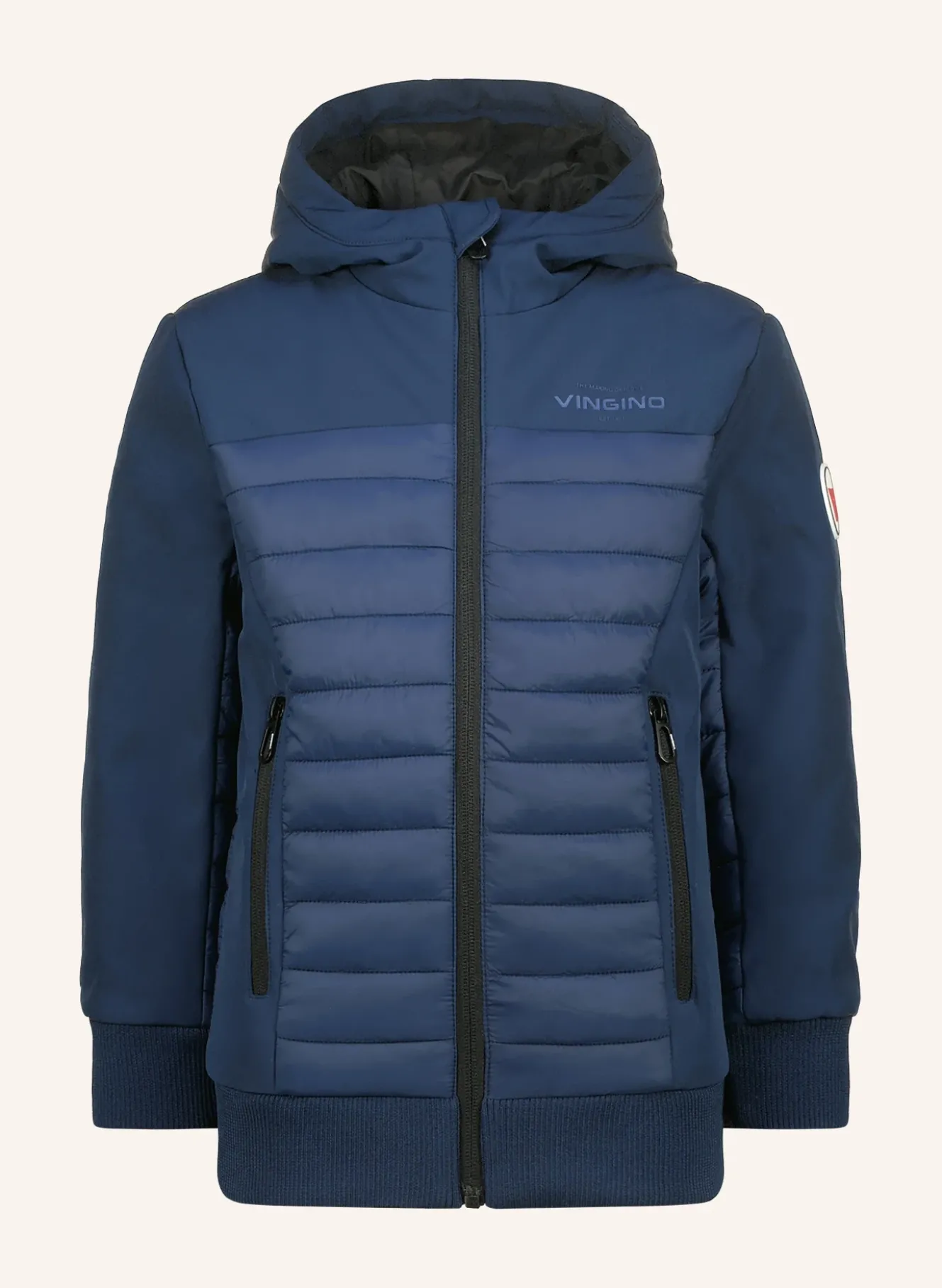 Steppjacke TEFFER im Materialmix