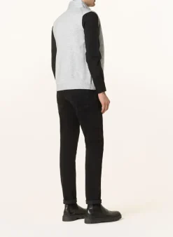 Steppweste WILLIAM im Materialmix
