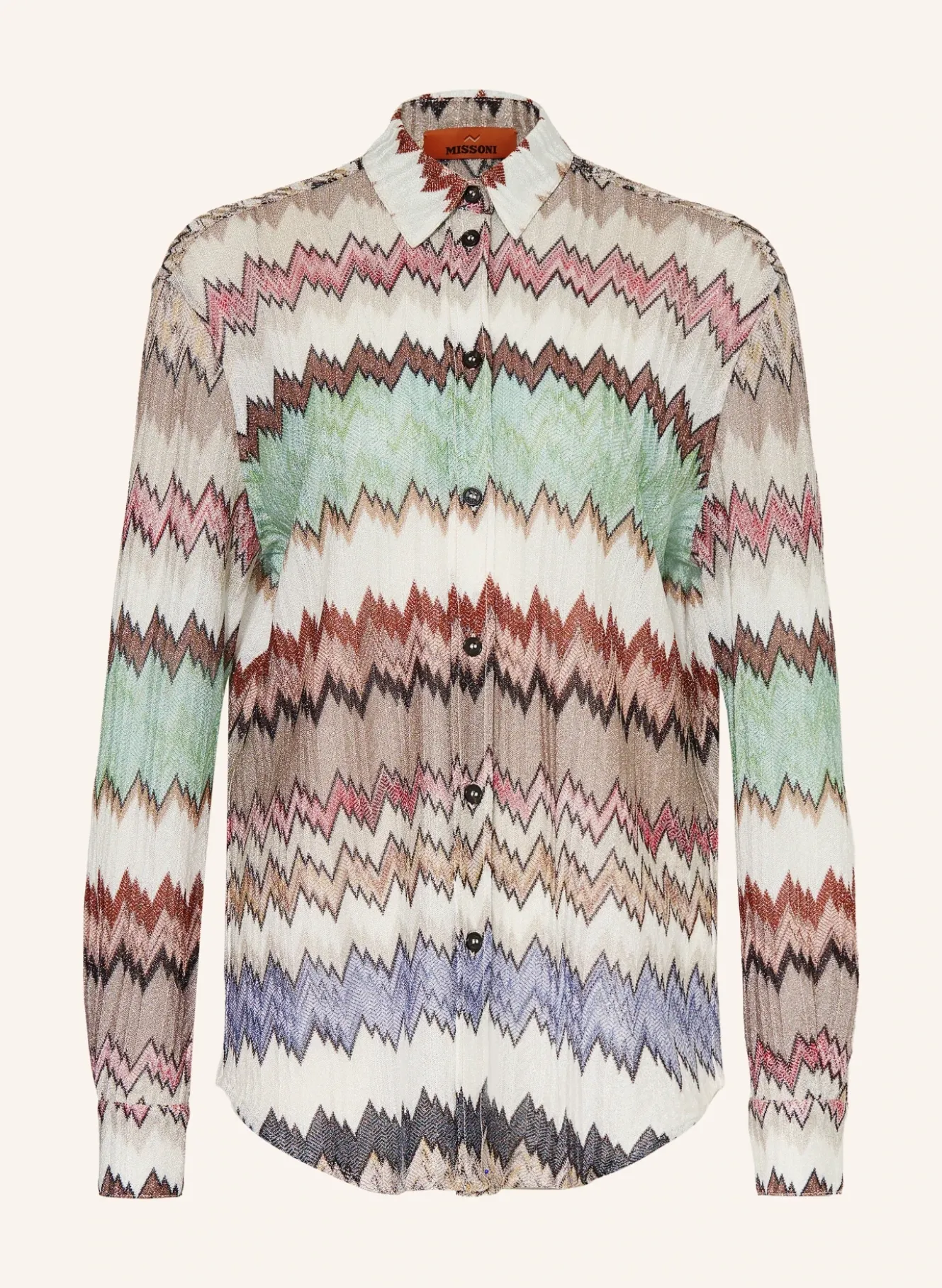 Strickbluse mit Glitzergarn