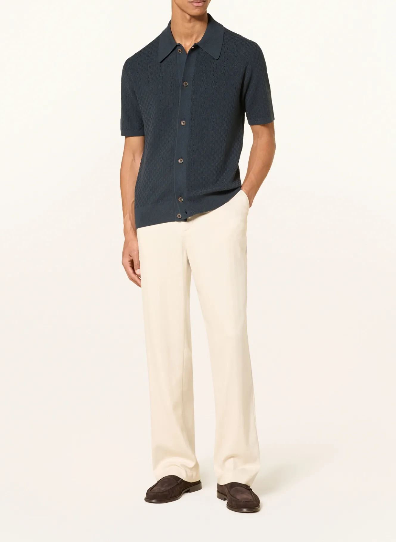 Strickhemd ARAAWEN Slim Fit