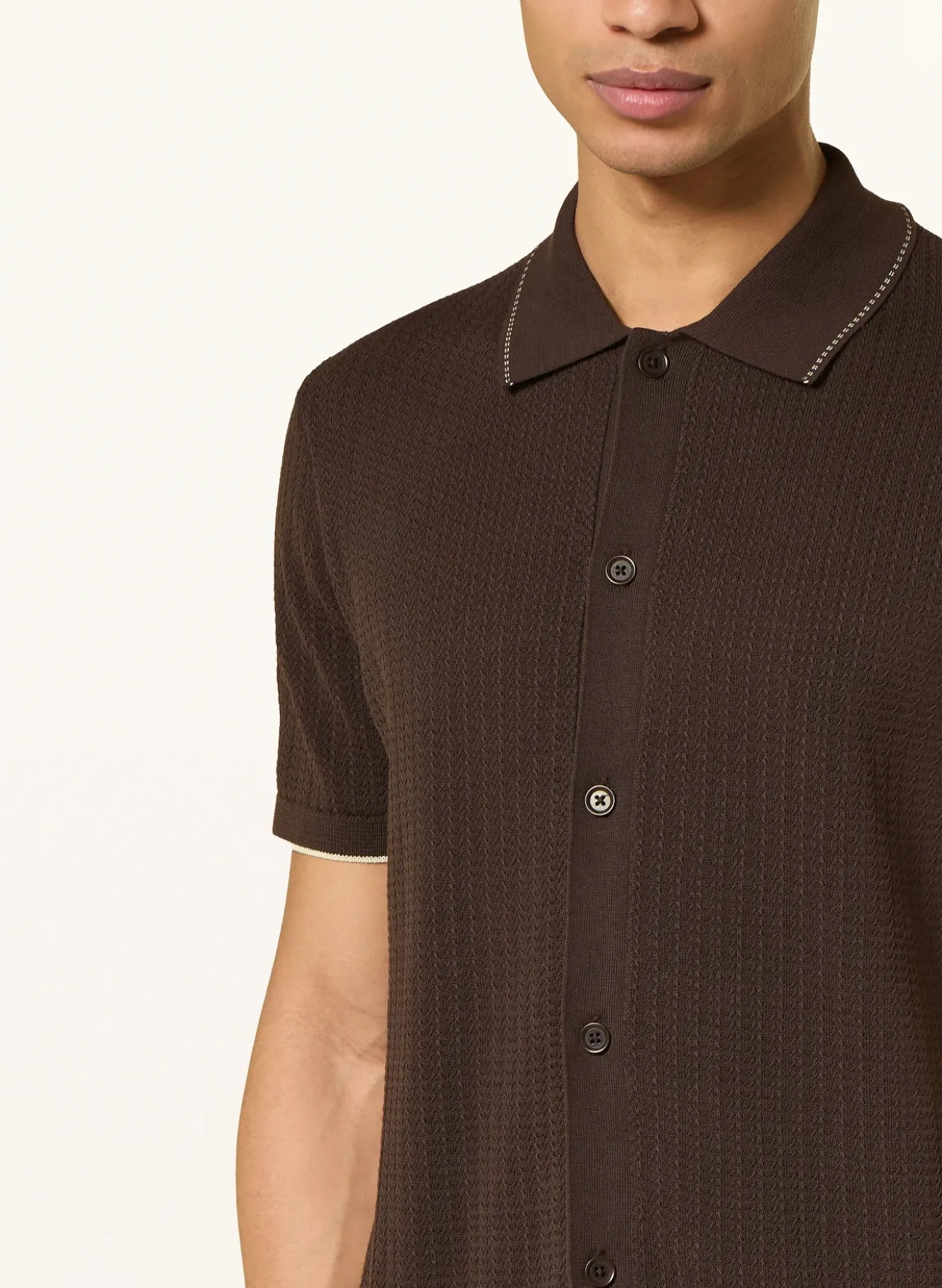 Strickhemd NALO Regular Fit