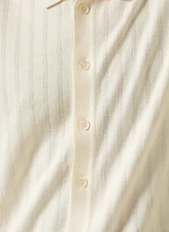 Strickhemd Slim Fit
