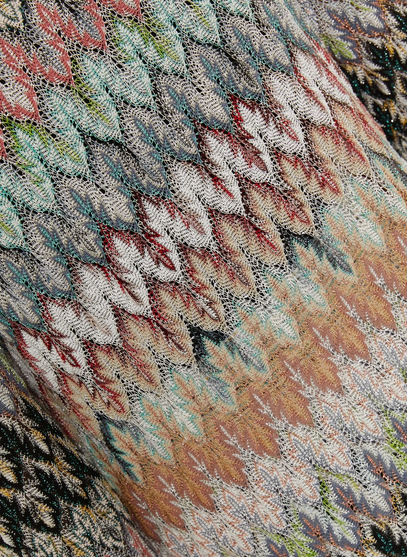 Strickhülle mit Glitzergarn
