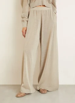Strickhose aus Leinen
