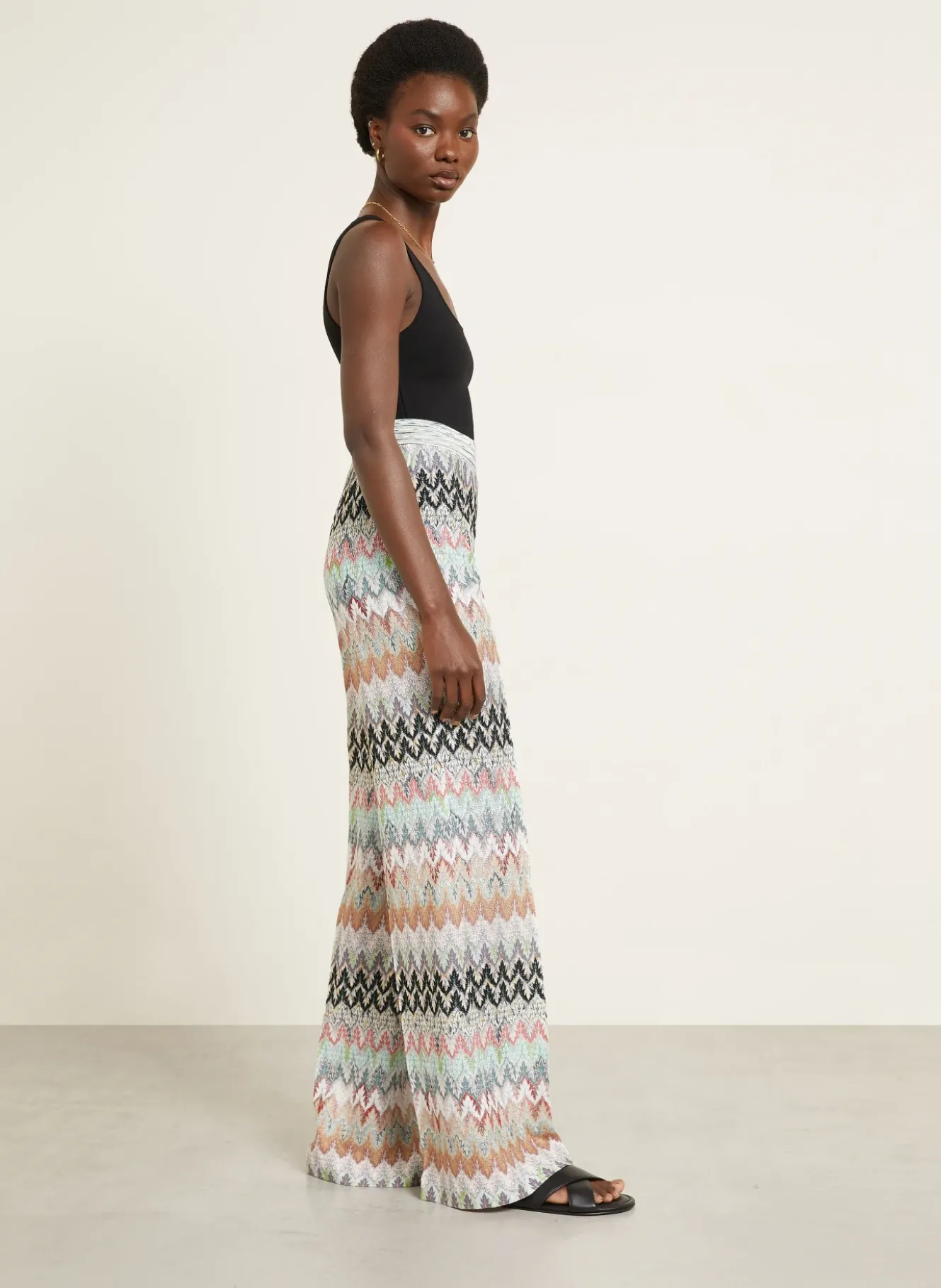 Strickhose mit Glitzergarn