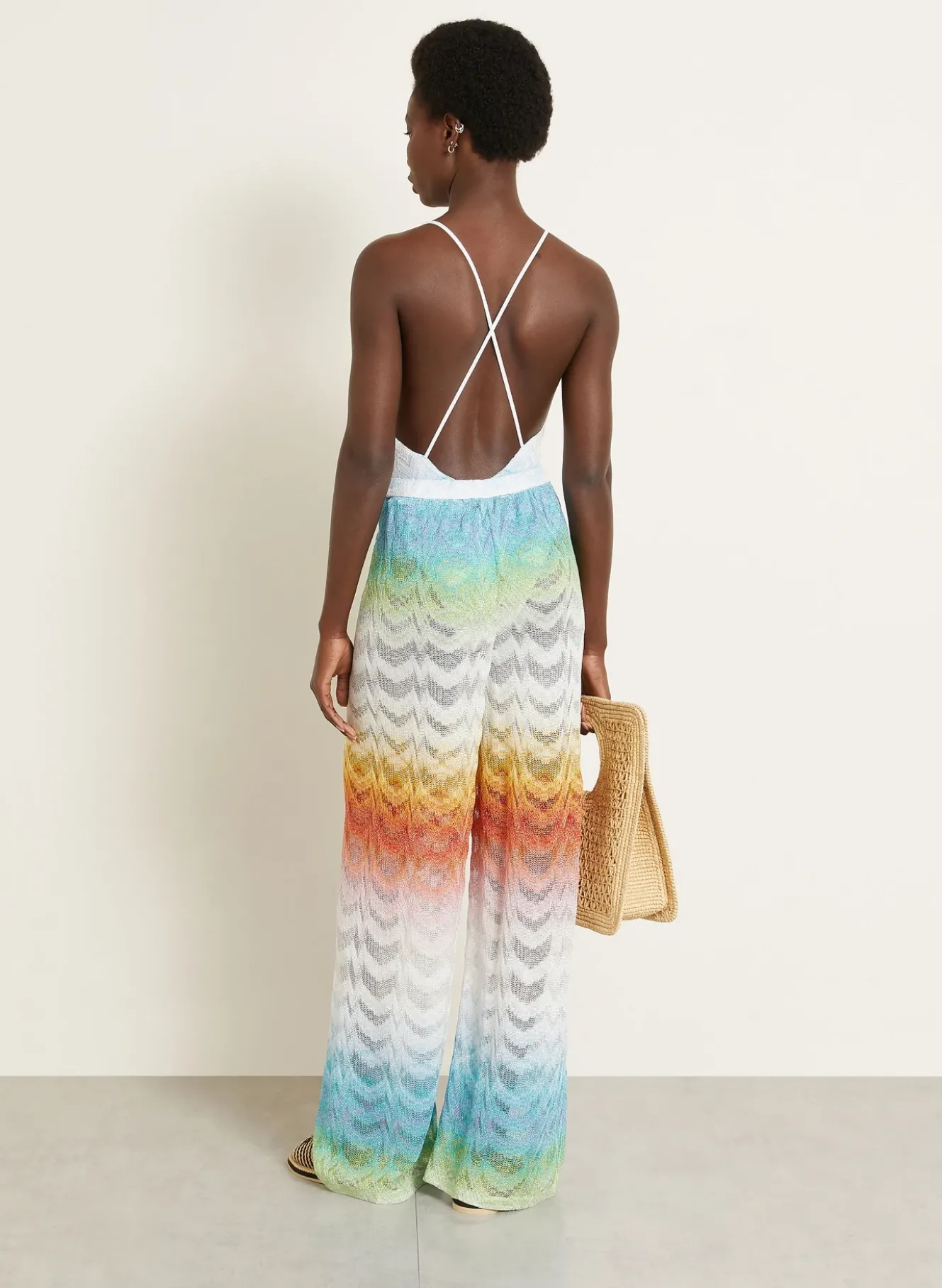 Strickhose mit Glitzergarn
