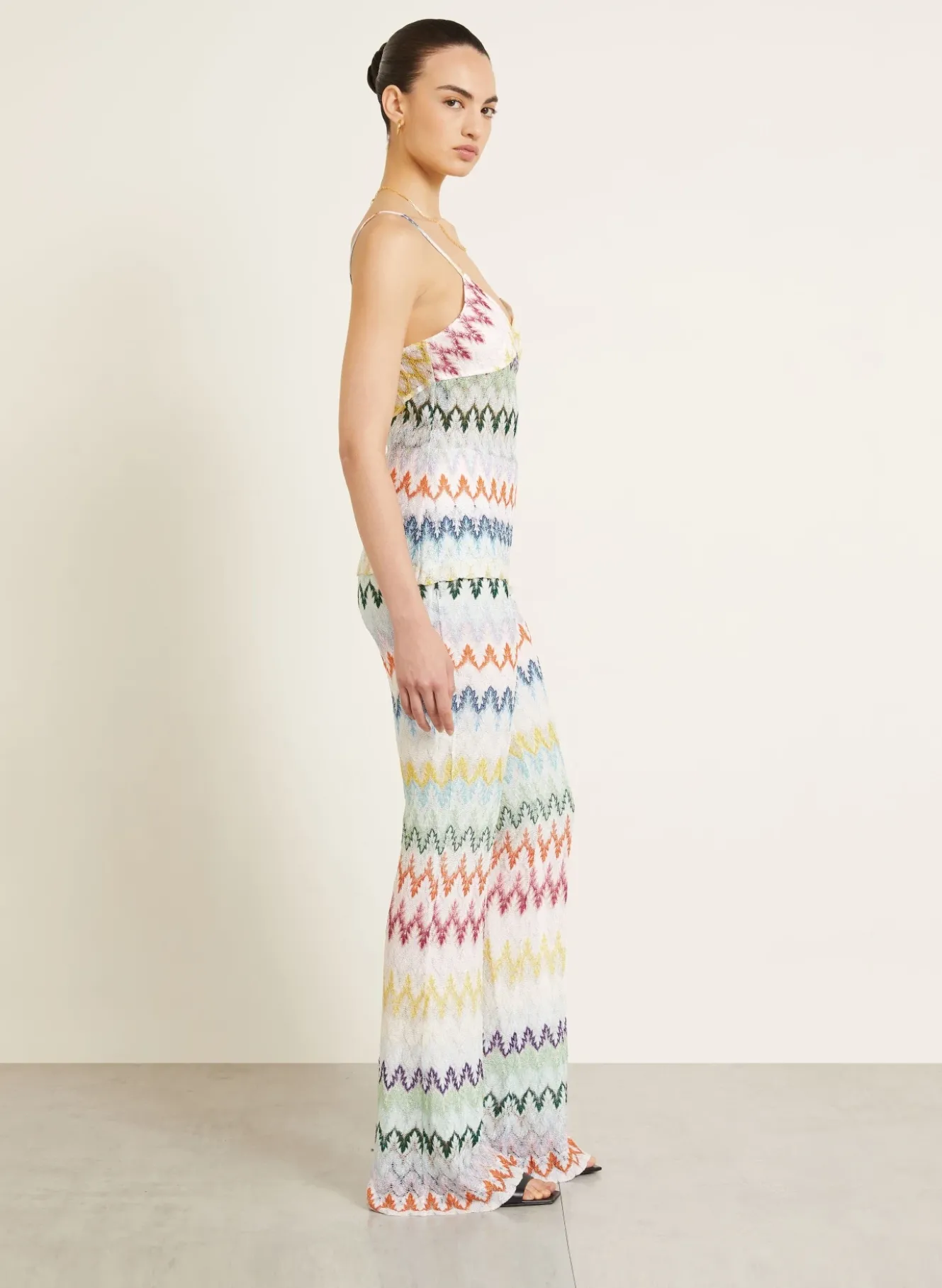 Strickhose mit Glitzergarn