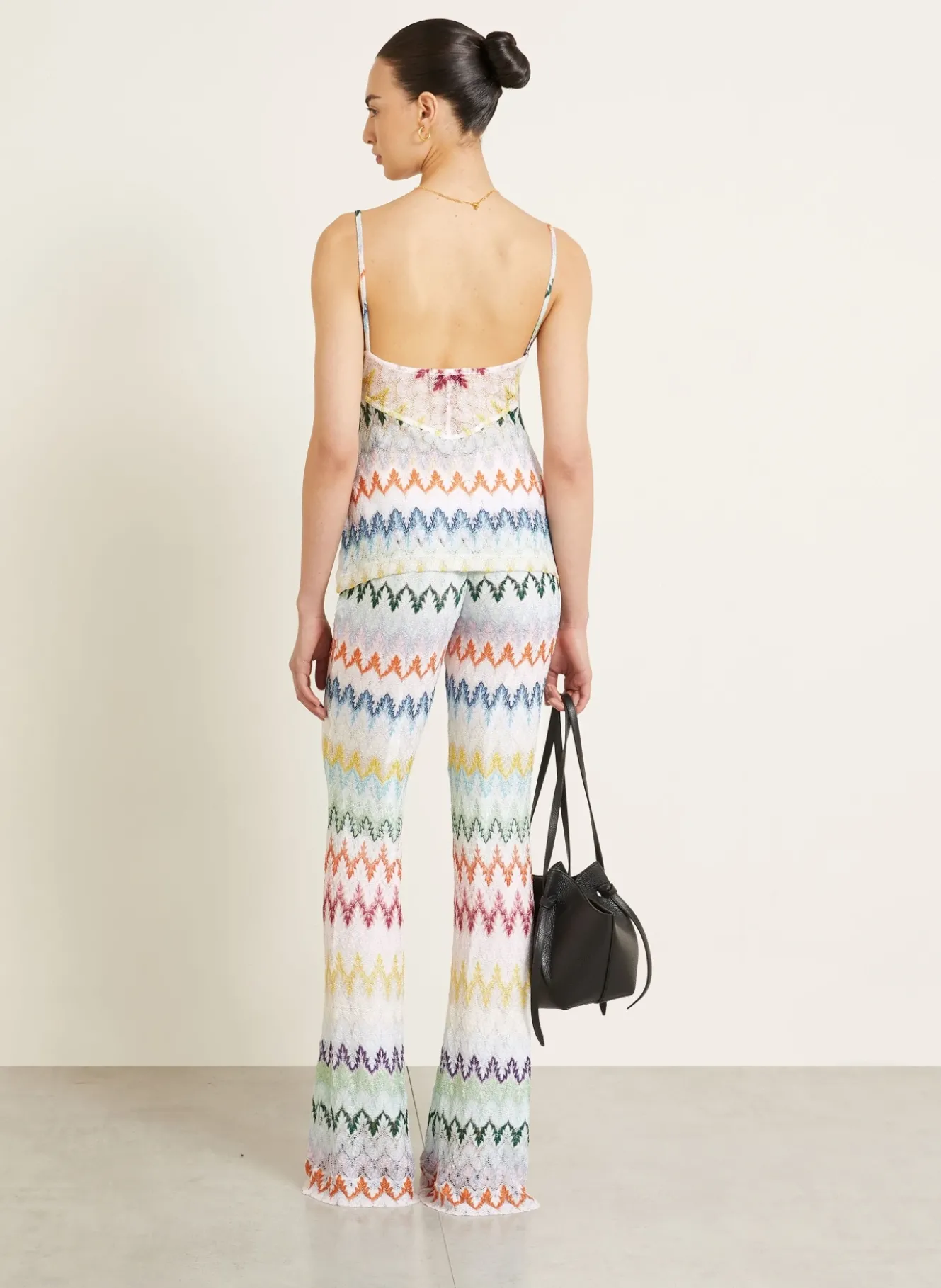 Strickhose mit Glitzergarn