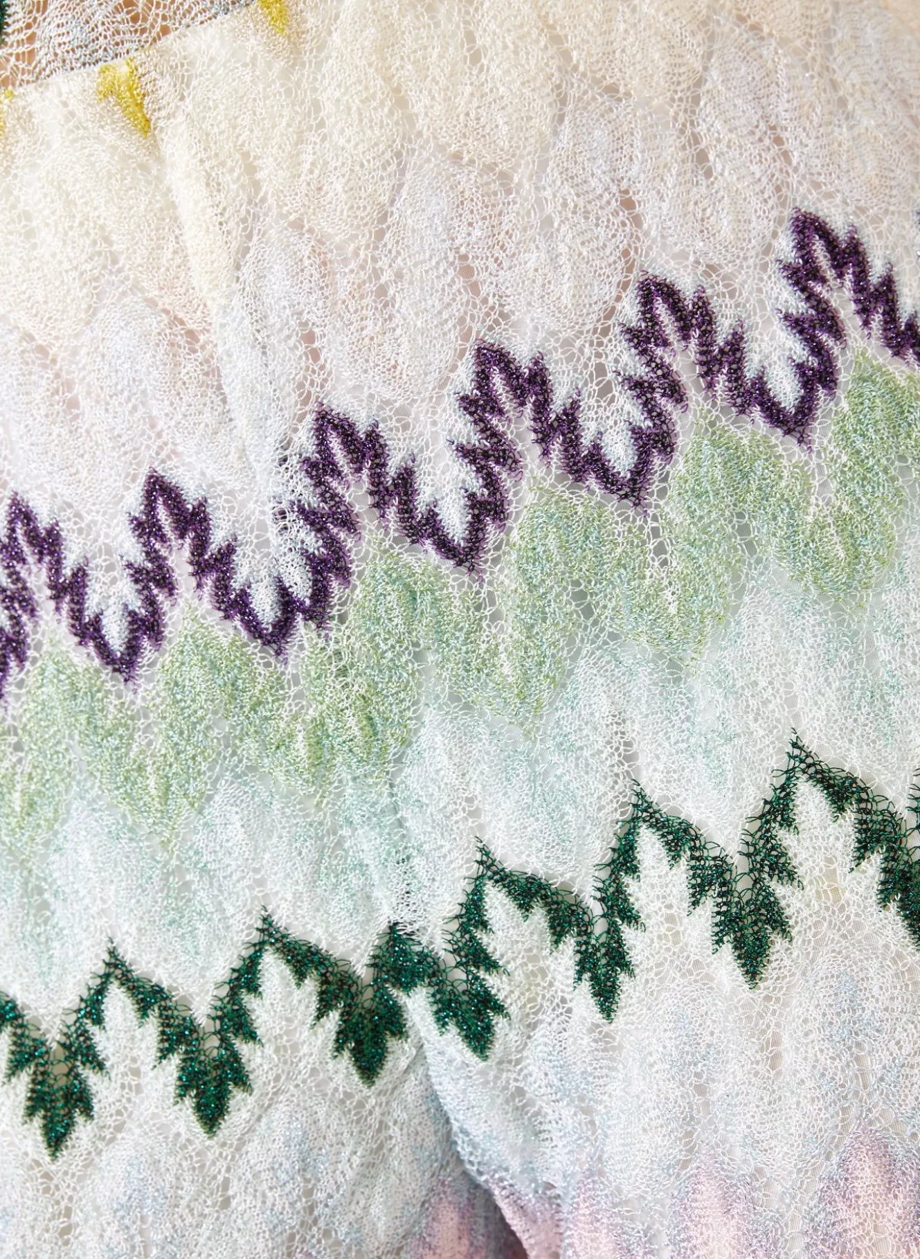Strickhose mit Glitzergarn