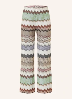 Strickhose mit Glitzergarn