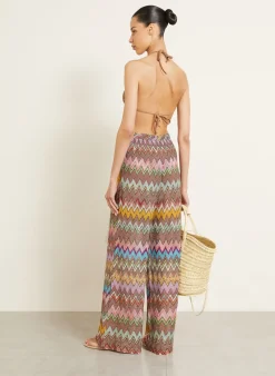 Strickhose mit Glitzergarn